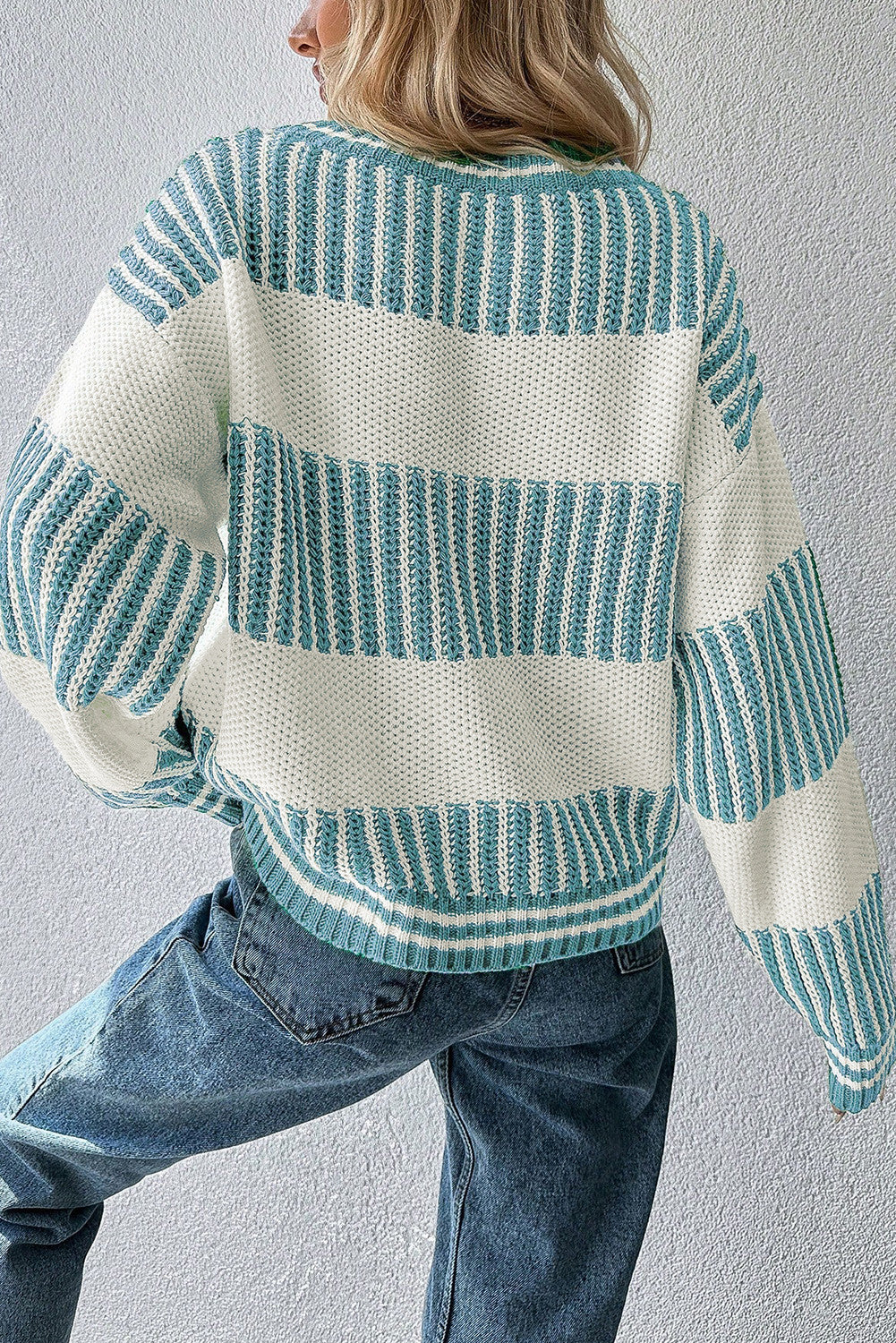 Salt + Teal Sweater