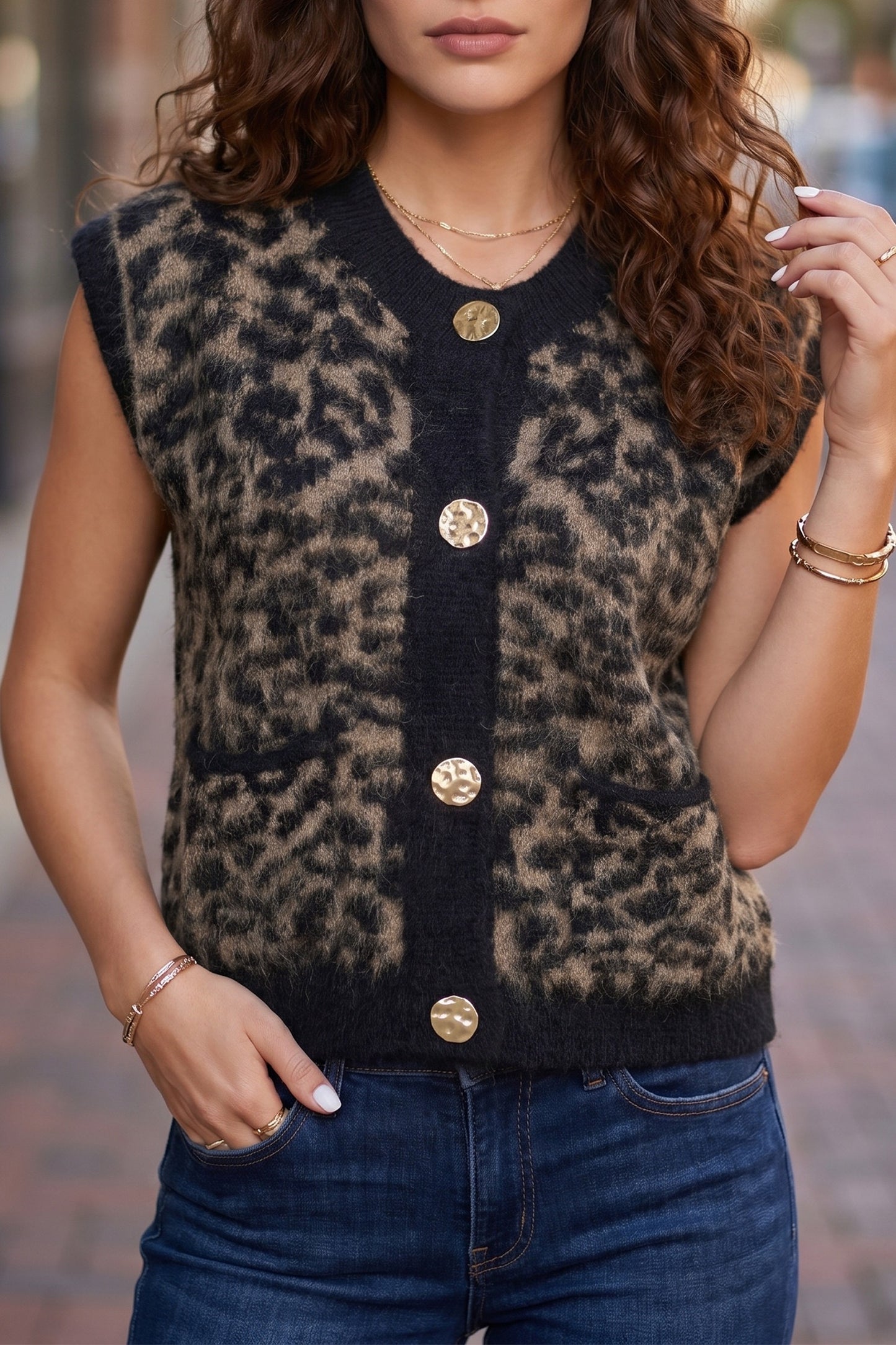Blushing Belle Sweater Vest