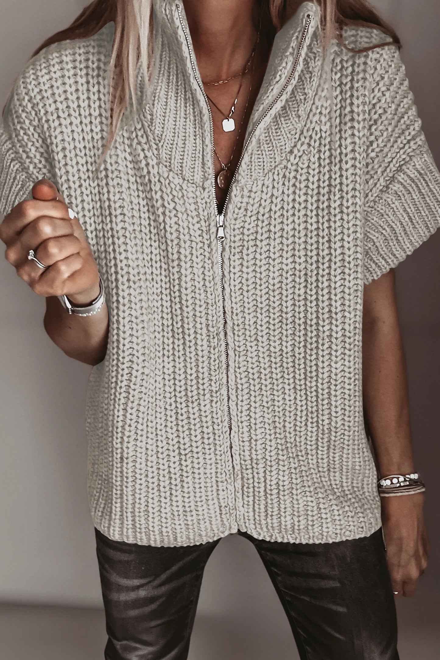 Zip It & Cozy Knit Vest