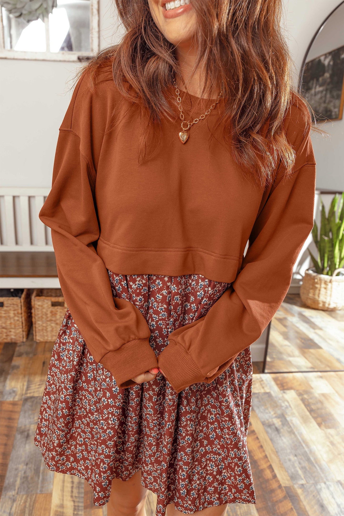 Falling For You Floral Dress