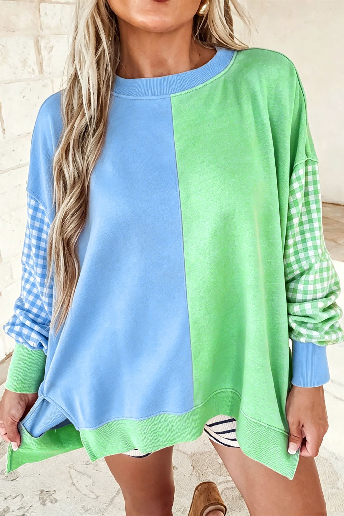 Sunset Social Colorblock Pullover