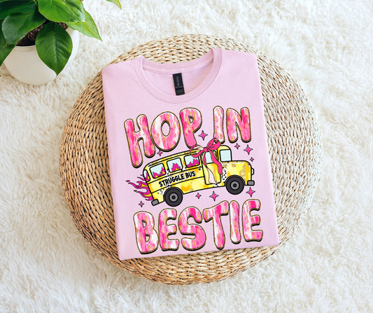 Hop In Bestie Tee
