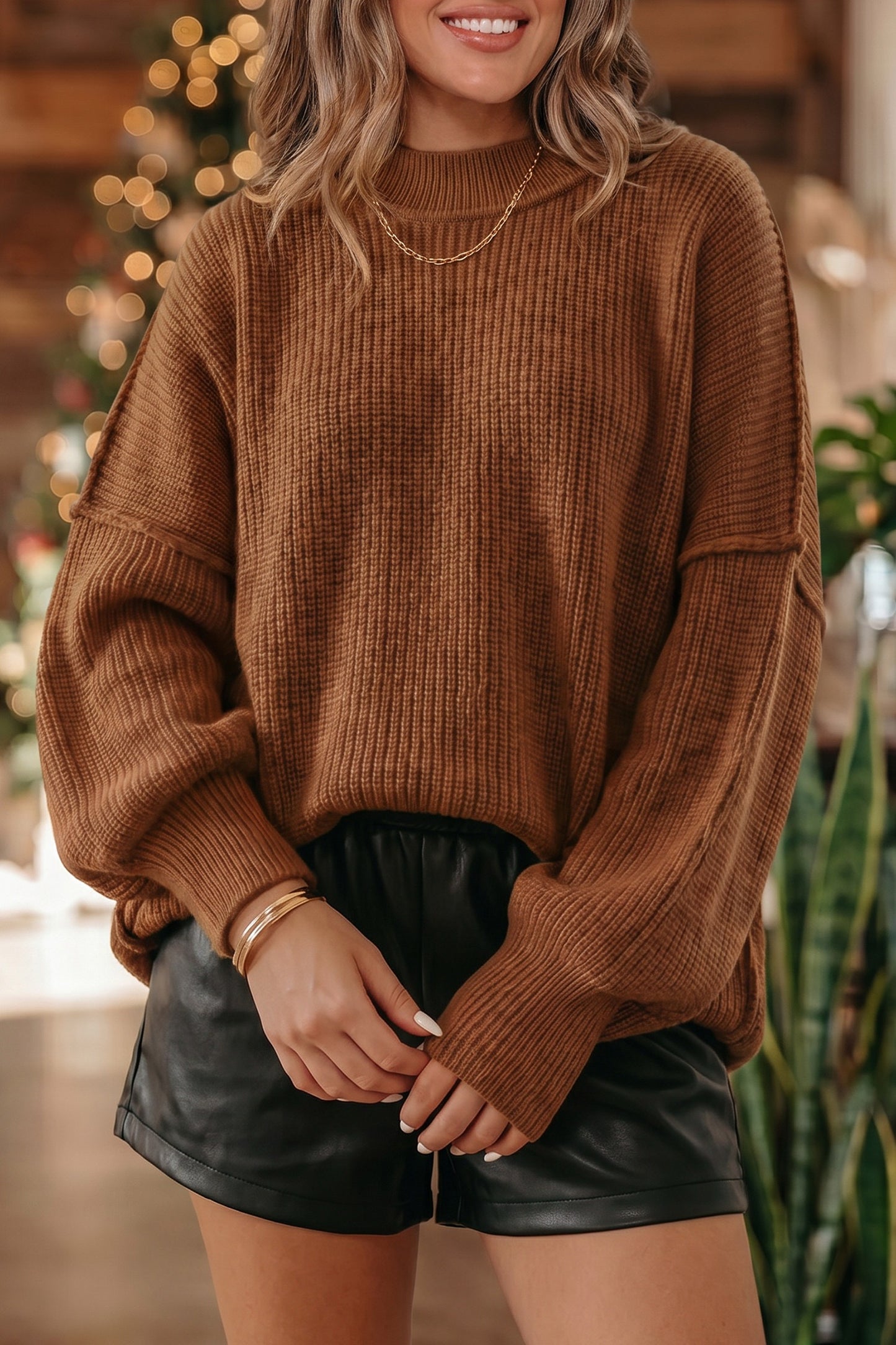 Cozy Luxe Mock Neck Sweater