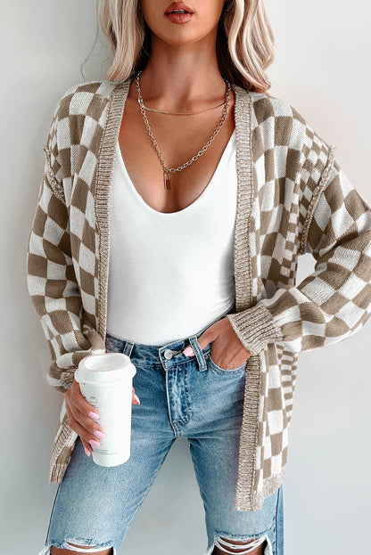 Checkmate Cozy Cardigan