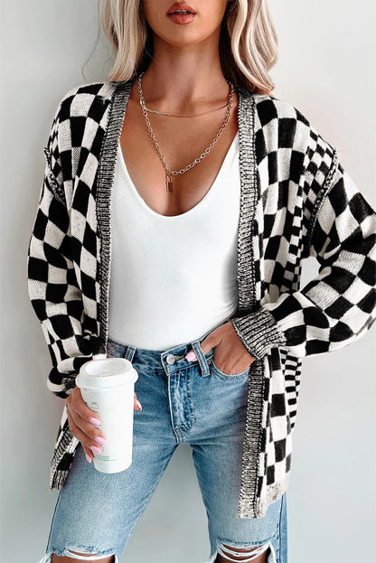 Checkmate Cozy Cardigan