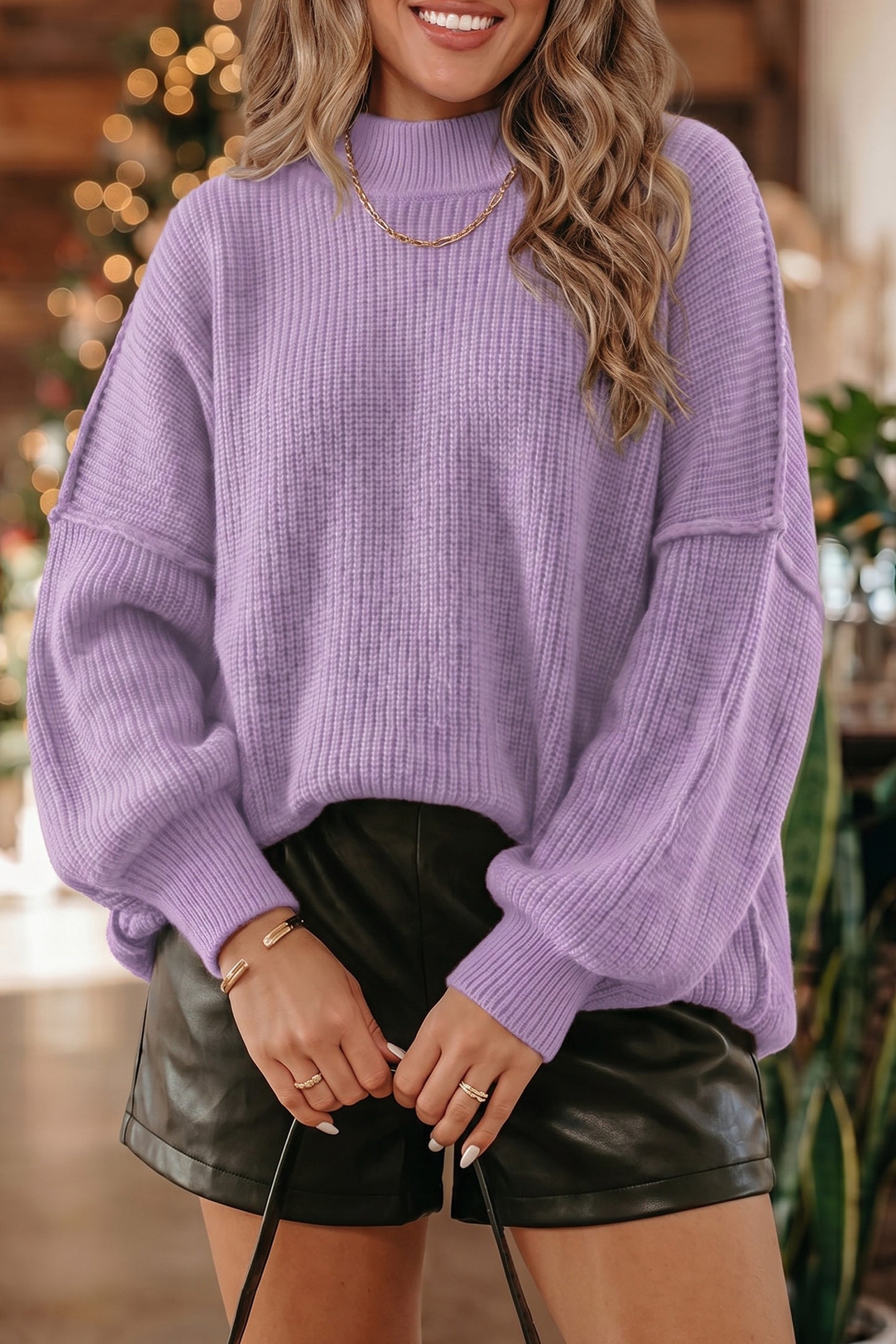 Cozy Luxe Mock Neck Sweater