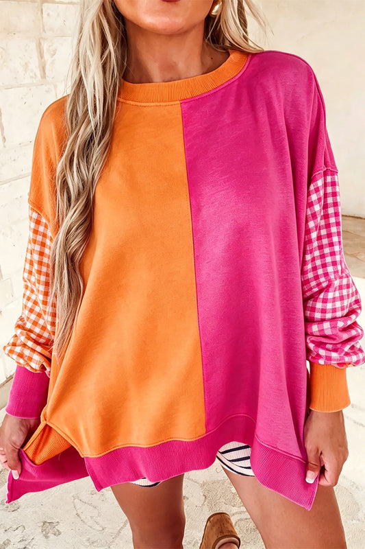 Sunset Social Colorblock Pullover