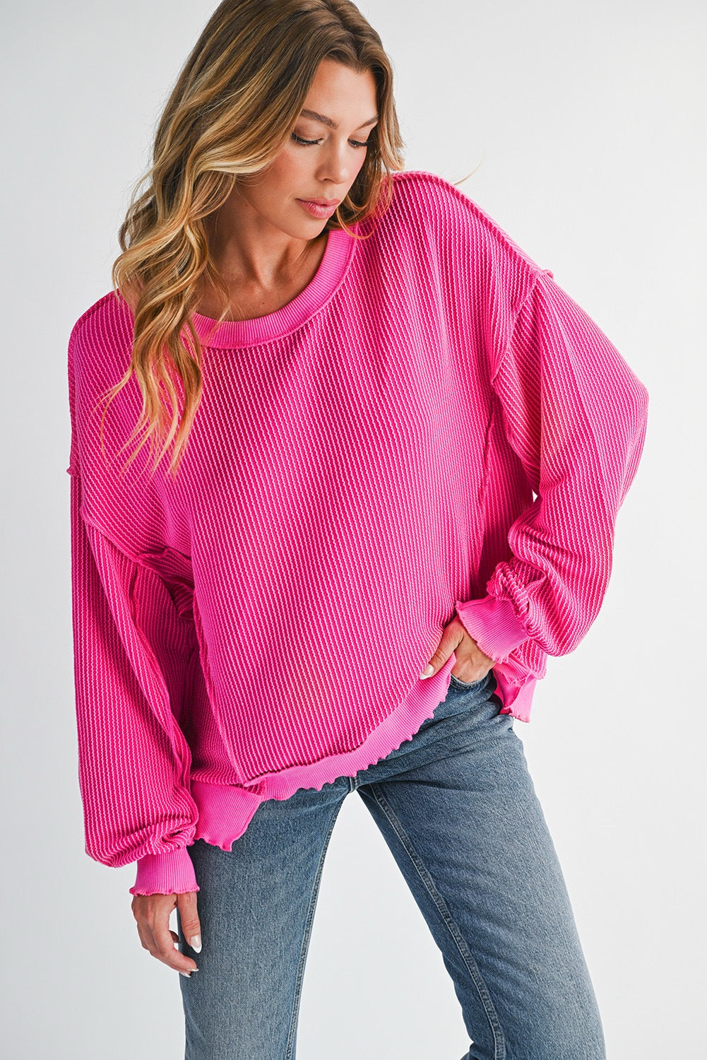 Bright Side Waffle Knit