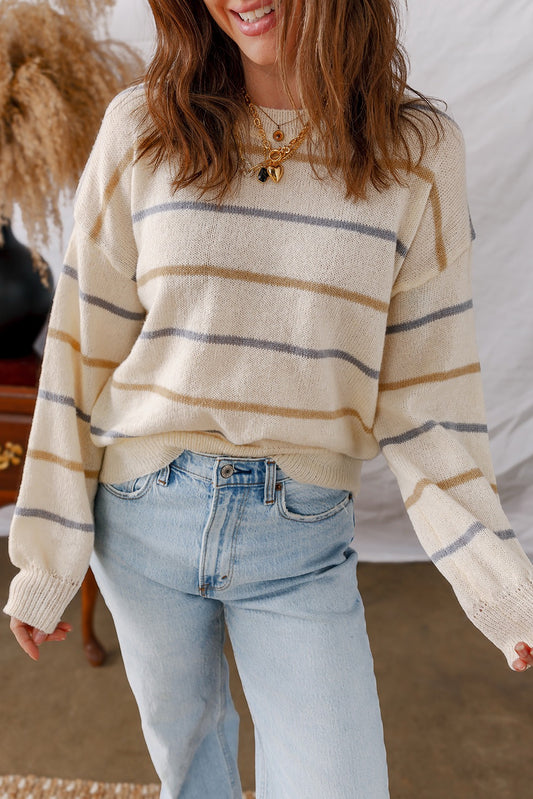 Classic Comfort Striped Sweater
