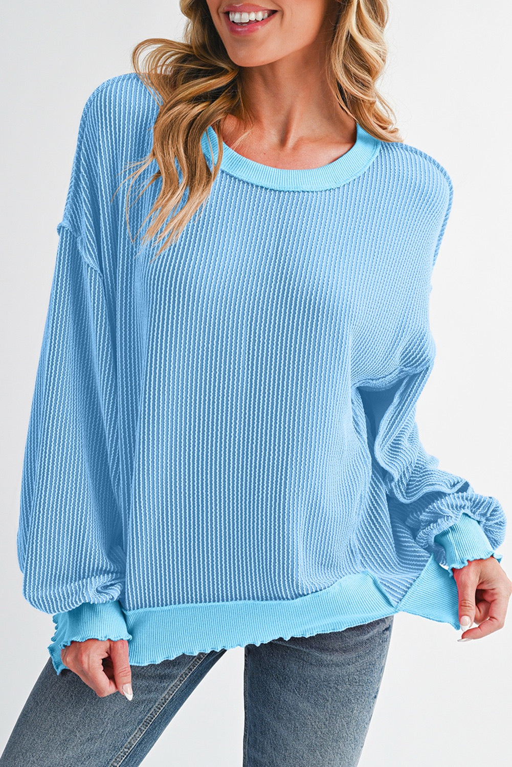 Bright Side Waffle Knit