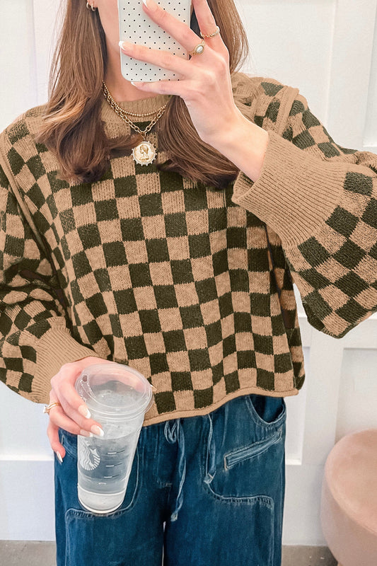 Checkmate Cutie Sweater