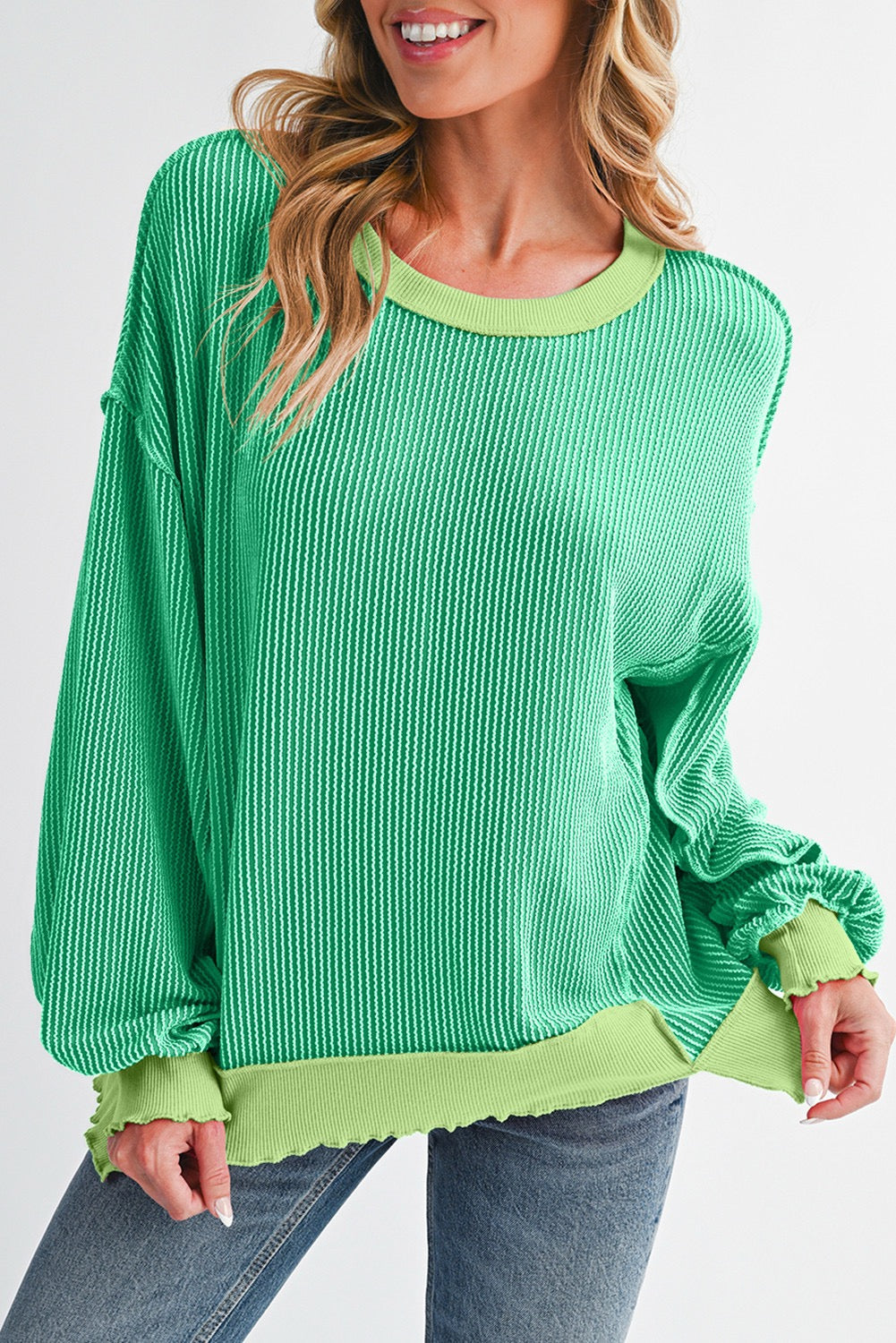 Bright Side Waffle Knit