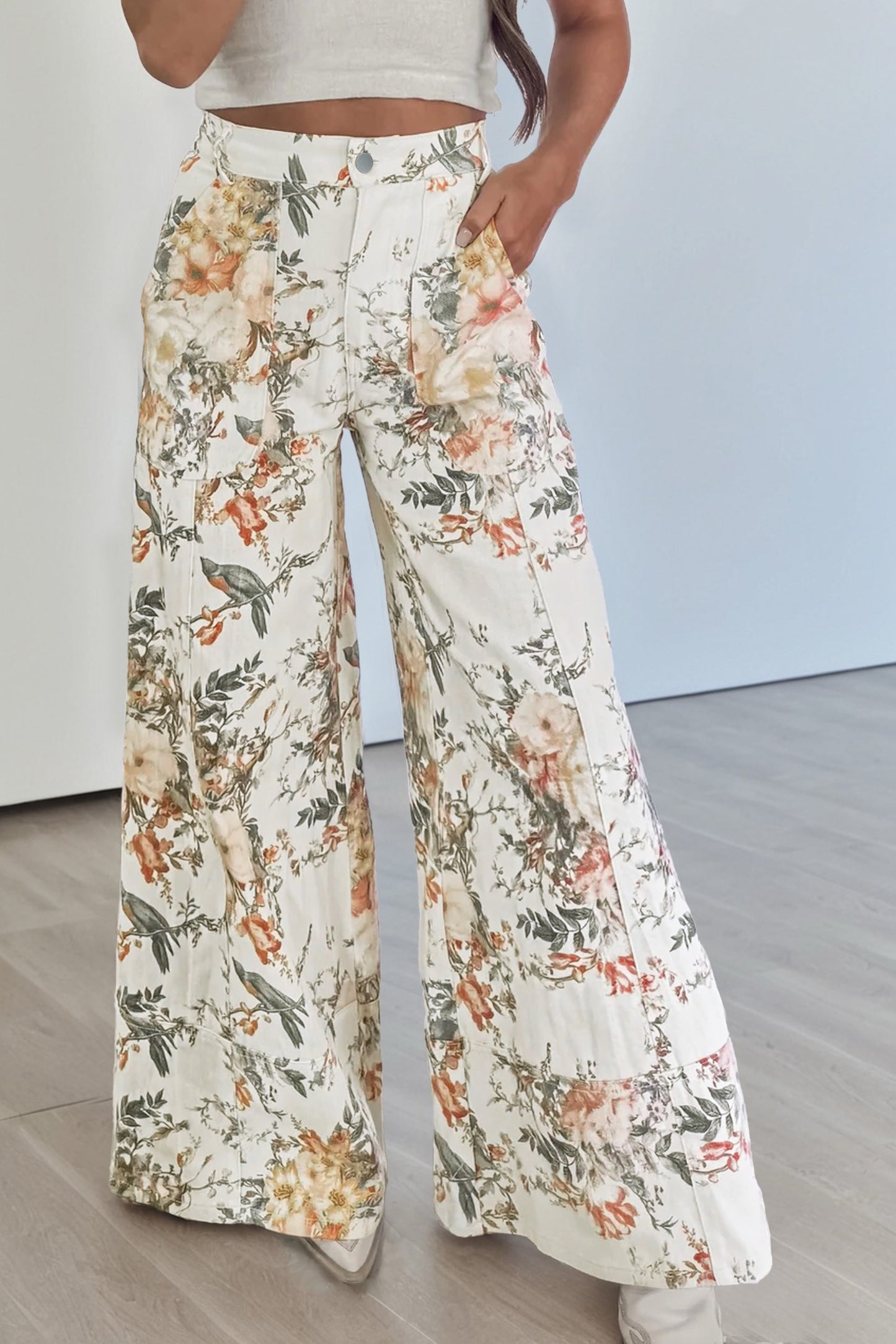 Sunday Stroll Floral Pants