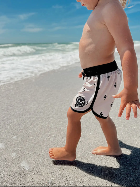 Retro Swim Trunks