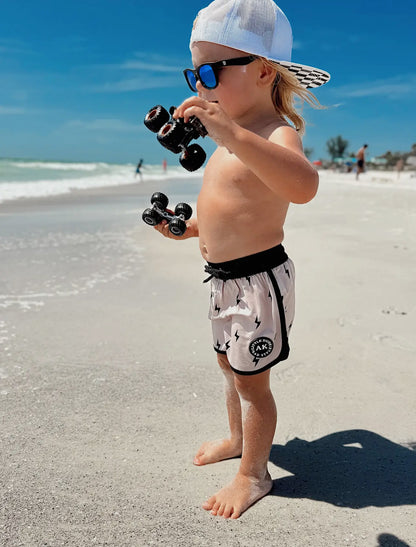 Retro Swim Trunks