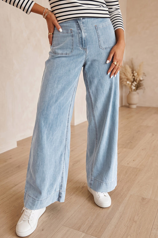 Denim Darling Wide-Leg Denim