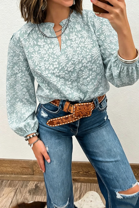 Southern Belle Floral Blouse
