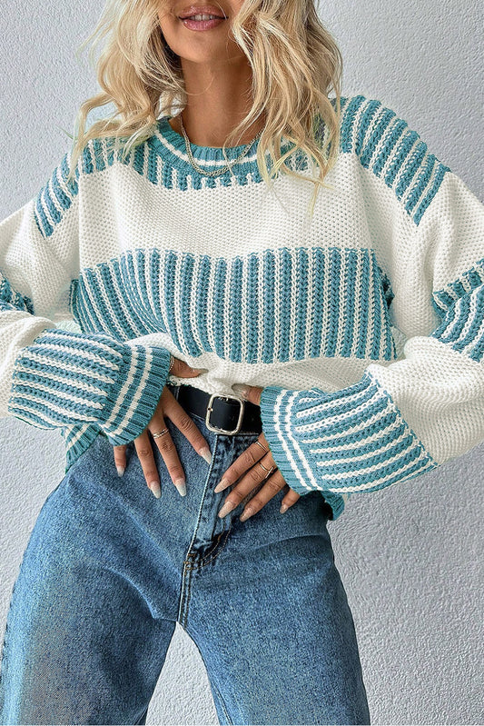 Salt + Teal Sweater